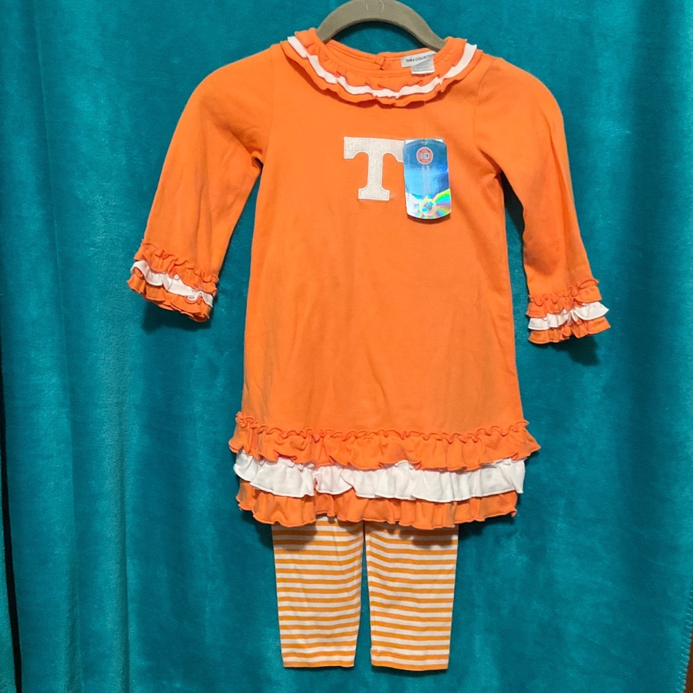UT 2pc Girls Size 2 Dress/Top with Leggings NWT